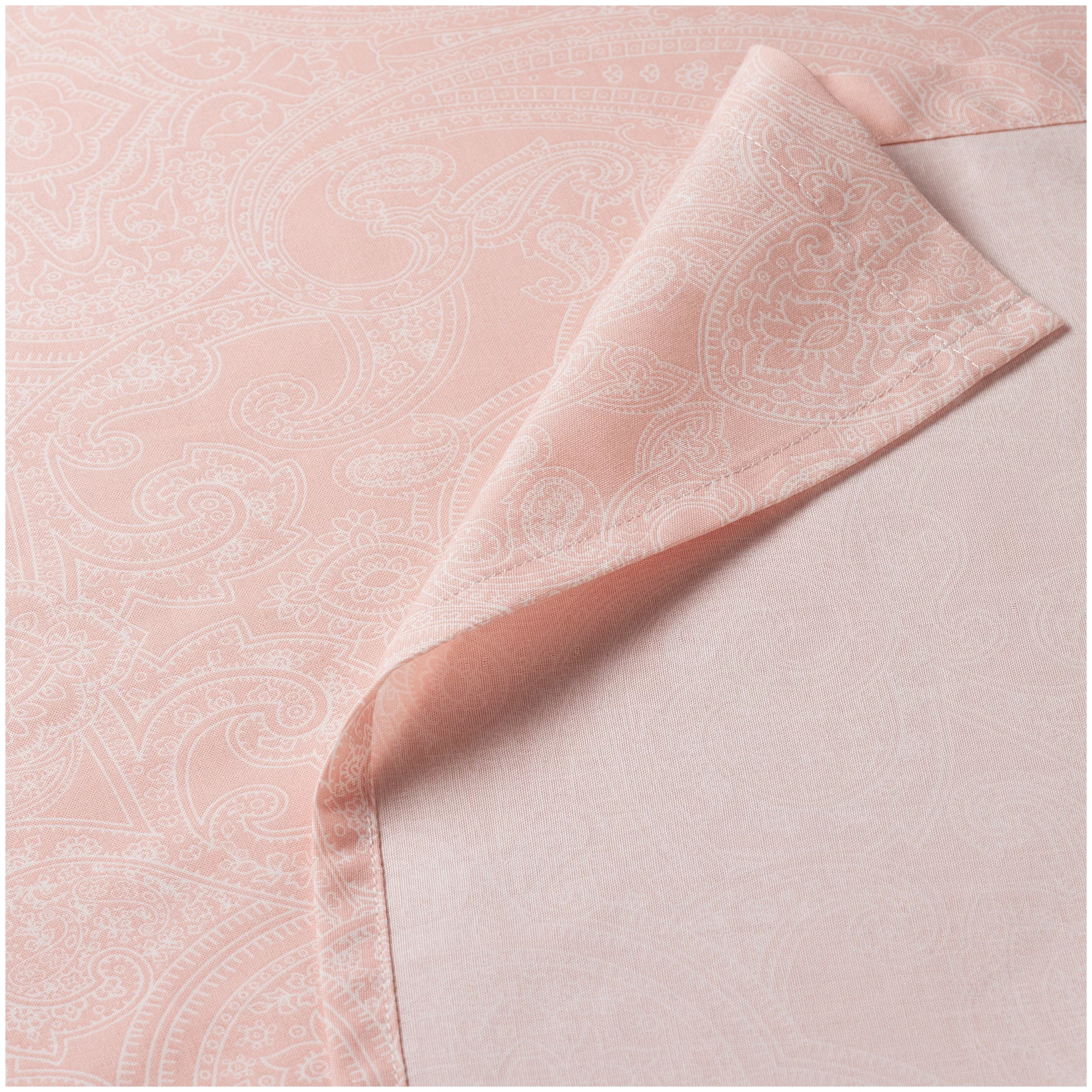 Простыня ИКЕА ЙЭТТЕВАЛЛМО, 150 х 260, светло-розовый/белый