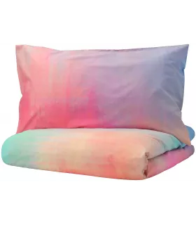 Комплект постельного белья ИКЕА ПИПСТЭКРА, 1.5-спальное, хлопок, разноцветный