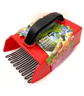 Комбайн 14х22.5х8см для сбора ягод с металлическими зубьями 19860