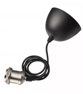 Шнур-подвес ИКЕА ЭЛЛЬБИ черный/никелированный