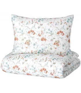Комплект постельного белья ИКЕА ЭРТВИККЕР, хлопок, цветок