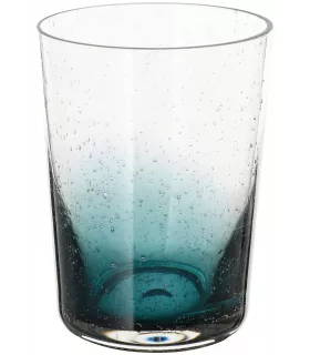 Стакан ИКЕА КОСЕБЕРГА, 350 мл, прозрачное стекло синий