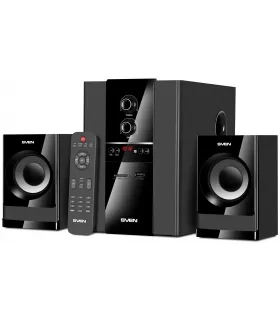 Колонки 2.1 Sven MS-1821, черный (44 Вт, Bluetooth, пульт, дисплей, FM, USB, SD)