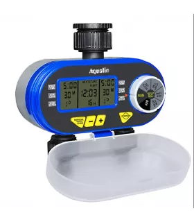 Таймер для полива электронный двухканальный c ЖК-дисплеем Aqualin VF-21060