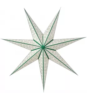 Абажур ИКЕА СТРОЛА лист, 90 см золотой орнамент «точки»