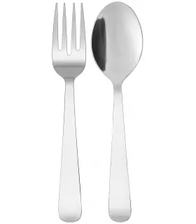 ИКЕА Набор столовых приборов для салата ДРАГОН, 2 предмета нержавеющая сталь 1 2 шт.